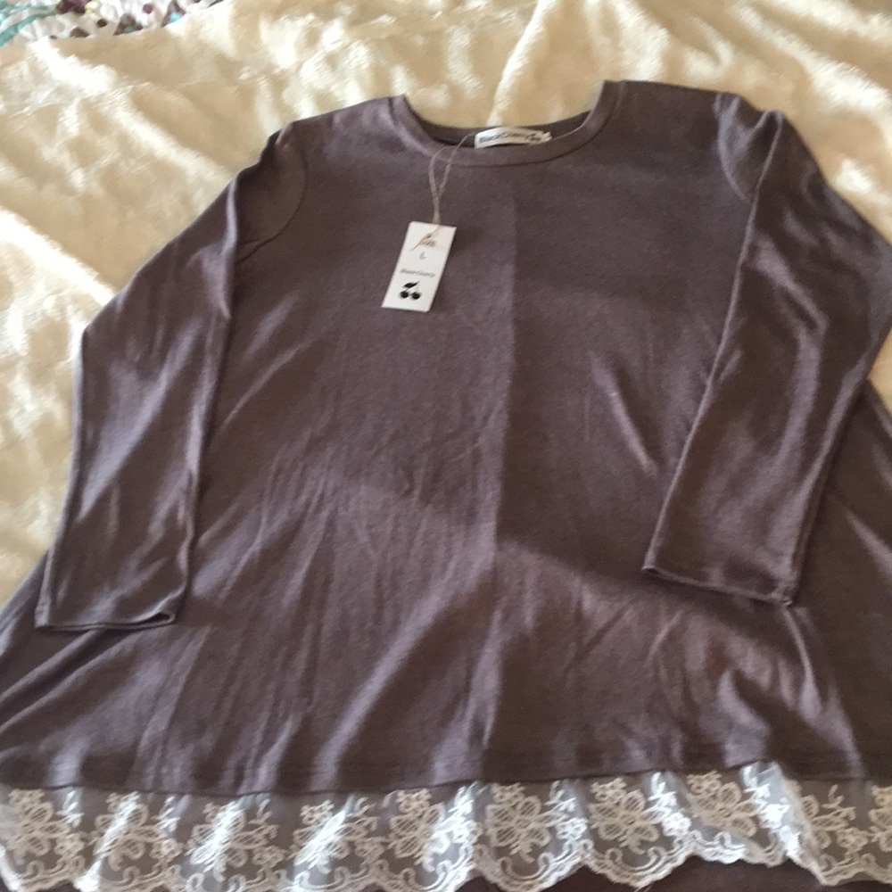 NET long sleeve swing tunic